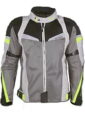 MOTO-BOY Mesh Motorcycle Jacket for Men with CE Armor for Impact Protection 3XL