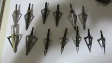 90 g to 125 grain broadheads 3 blade lot