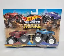 Hot Wheels Monster Trucks Demolition Derby Bigfoot 4x4x4 Vs MonsterVette 2021