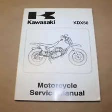 Kawasaki 2003 KDX50 Dirt Bike Factory Service Manual Repair Book OEM