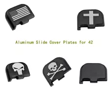 Aluminum Black Buttom Plate Rear Slide Cover Back Plate for Glock G42 Gen1-5