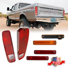 6pcs Tail Light & Side Fender Marker Kit for Fit FORD F150 F250 E150 Truck 73-79 (For: 1973 Ford)