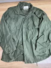 Vintage Army M-65 OG 107 Cold Weather Field Jacket Men's Medium Long