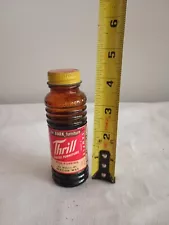 Vintage Beacon Wax THRILL Furniture Polish NOT FOR SALE Sample Bottle w/ Product