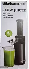 New ListingElite Gourmet Compact Masticating Cold Press Slow Juicer, Black