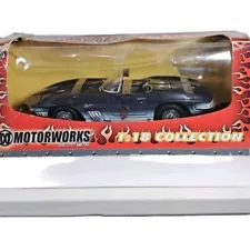 MOTORWORKS 1961 CHEVY CORVETTE CONVERTIBLE MAKO SARK CLASSIC CAR 1/18 Die-cast