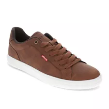 Levi's Mens Carter NB Vegan Leather Casual Lace Up Sneaker Shoe