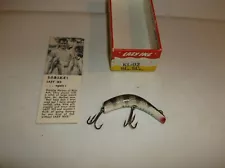 VINTAGE KAUTZKY LAZY IKE KL-02 FISHING LURE WOOD FLATFISH ORIGINAL BOX