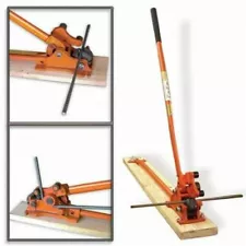 BM BRAND REBAR BENDER AND CUTTER MANUAL 5/8 " WITH FULL WOOD BASE