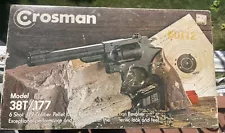 Crosman Model 38T .177 Caliber 6 Shot Pellet Gun CO2 Double Action