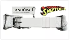 Pandora Imagine Watch Leather Band Stainless Steel Buckle 881030WH White NWT