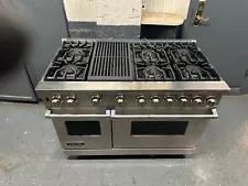 Viking Professional Series 48" 6-Burner Gas Range - Stainless Steel...