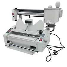 A4 Book Binding Machine Hot Melt Glue Book Paper Binder Puncher With Indentation