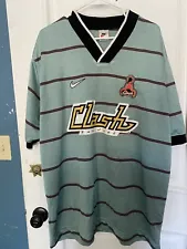 San Jose Clash Football Shirt Nike Jersey 90s MLS