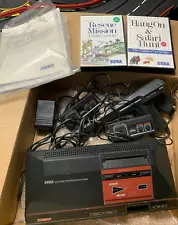 New ListingSEGA Master System working Console with gun and games