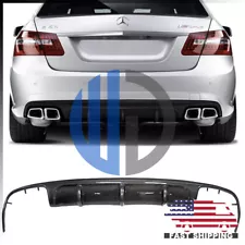 For 2010 2011 2012 2013 Mercedes-Benz W212 AMG E63 V Style Carbon Fiber Diffuser (For: 2011 E63 AMG)