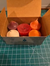 Partylite One Box Of 5 Mixed Votive Candles Party Lite Vintage