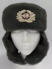 East German Army Officers Military Winter Hat Size 56 E1 G416