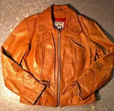 Stunning EAST WEST MUSICAL INSTRUMENTS Leather Jacket Rodeo Sz 11