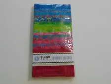 SALE! Bamboo Blooms Batiks Strip Set, 2.5", by Kathy Engle for Island Batik