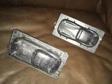 Vintage DC Casting Molds Metal, Sports Cars. 2 Sets Aluminum Castings