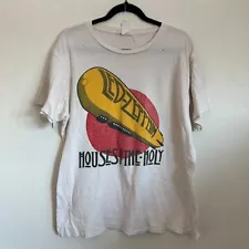 MadeWorn Led Zeppelin Houses of The Holy Rock Band T-Shirt Vintage Inspired Lrg