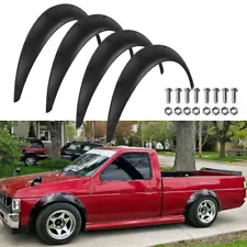 4PCS Car Fender Flares Wide Body Kit Wheel Arches For Nissan Hardbody D21