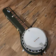 Vintage Unbranded 5 String Custom Banjo Ornate Unsure Of Maker Quality Build HSC