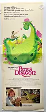 Vintage Disney's Pete's Dragon Movie Insert Poster 36 x 14 see pics below