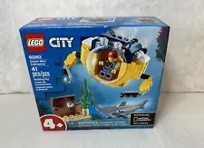 Lego 60263 City Ocean Mini-Submarine 41 Pcs Playset Retired New Sealed