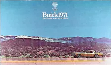 1971 Buick Sales Catalog Original Brochure Riviera GS Skylark Electra LeSabre (For: 1971 Buick Centurion)