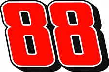 NEW FOR 2024 #88 Dale Earnhardt JR Racing Sticker Decal - SM thru XL - var clrs