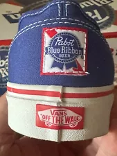 Size 11 - VANS Pabst Blue Ribbon x Authentic PBR