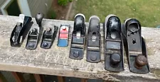 Vintage lot of 7 small Stanley planes-75-100-101-H101P-102-103-110-220