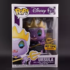 Funko Pop! Disney Ursula 231 Hot Topic Diamond Exclusive Vinyl Figure +Protector