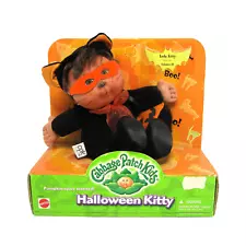 CABBAGE PATCH KIDS Halloween LEDA KITTY Doll Mattel NRFB Cat Costume Vintage Y2K