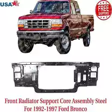 New Radiator Support Core Assembly Steel For 1992-1997 Ford Bronco F150-F350