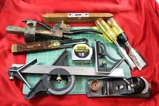 Lot of Ramdom Small Woodworking Tools Stanley & Others