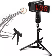 PLAYAPUT Baseball Radar Gun Speed Sensor Dual Display w/ Stand