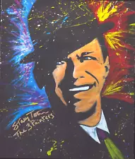 Frank Sinatra Original Painting Signed The 3 Painters