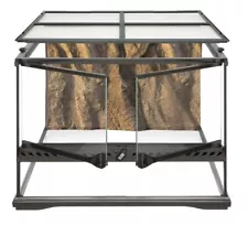 Exo Terra Short All Glass Terrarium, 18 by 18 by 12-Inch