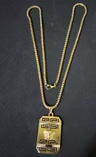 Versace Medusa Stainless Steel, gold-Tone chain #c5