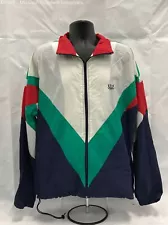 USA Men Multicolor Vintage Olympics Windbreaker Jacket - Size XL