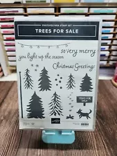 Stampin' UP! TREES FOR SALE Photopolymer Stamps & TREE LOT Dies