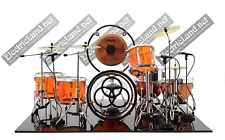 JOHN BONHAM LED ZEPPELIN VISTALITE MODEL 1:4 TRIBUTE MINIATURE KIT Mini Drum Set