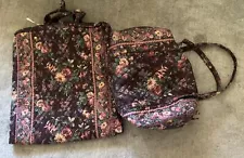 VERA BRADLEY TRAVEL Bags 20”Large Duffel BagðGarment Bag 54”ð©·SET OF 2ðSALE