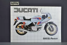 Vintage NOS 1979 Ducati 500 SL Pantah Motorcycle Sales Brochure