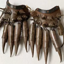 Ancient Chinese Steel Gauntlets Gloves Armor Gloves Metal Claws