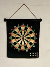 Magnetic Roll Up Hanging Dart Board Set With Darts Never Used