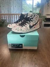 Size 10 - Nike SB Dunk Pro High Cherry Blossom With Box